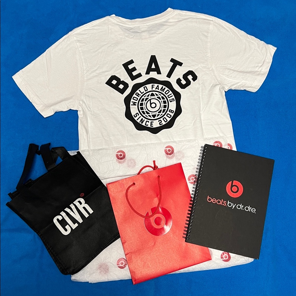 Beats by Dr. Dre Event Swag: Shirt/Journal/Bag